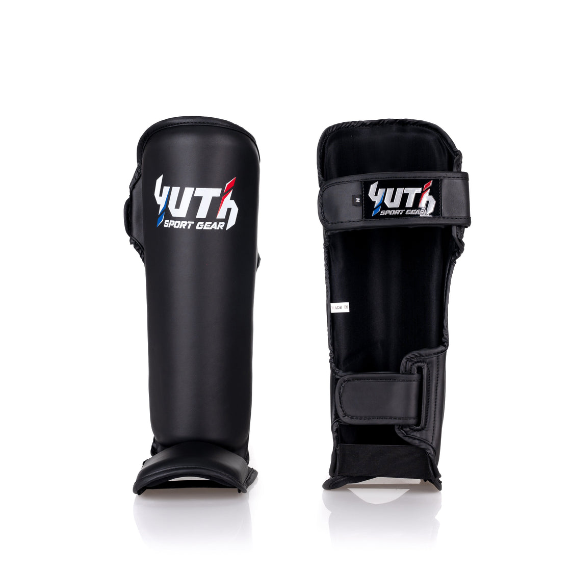 Black Yuth - Signature Line Shin Guard Front/Back