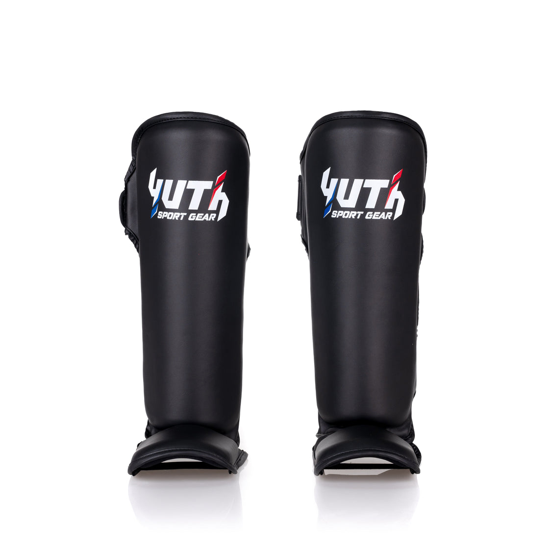 Black Yuth - Signature Line Shin Guard Front