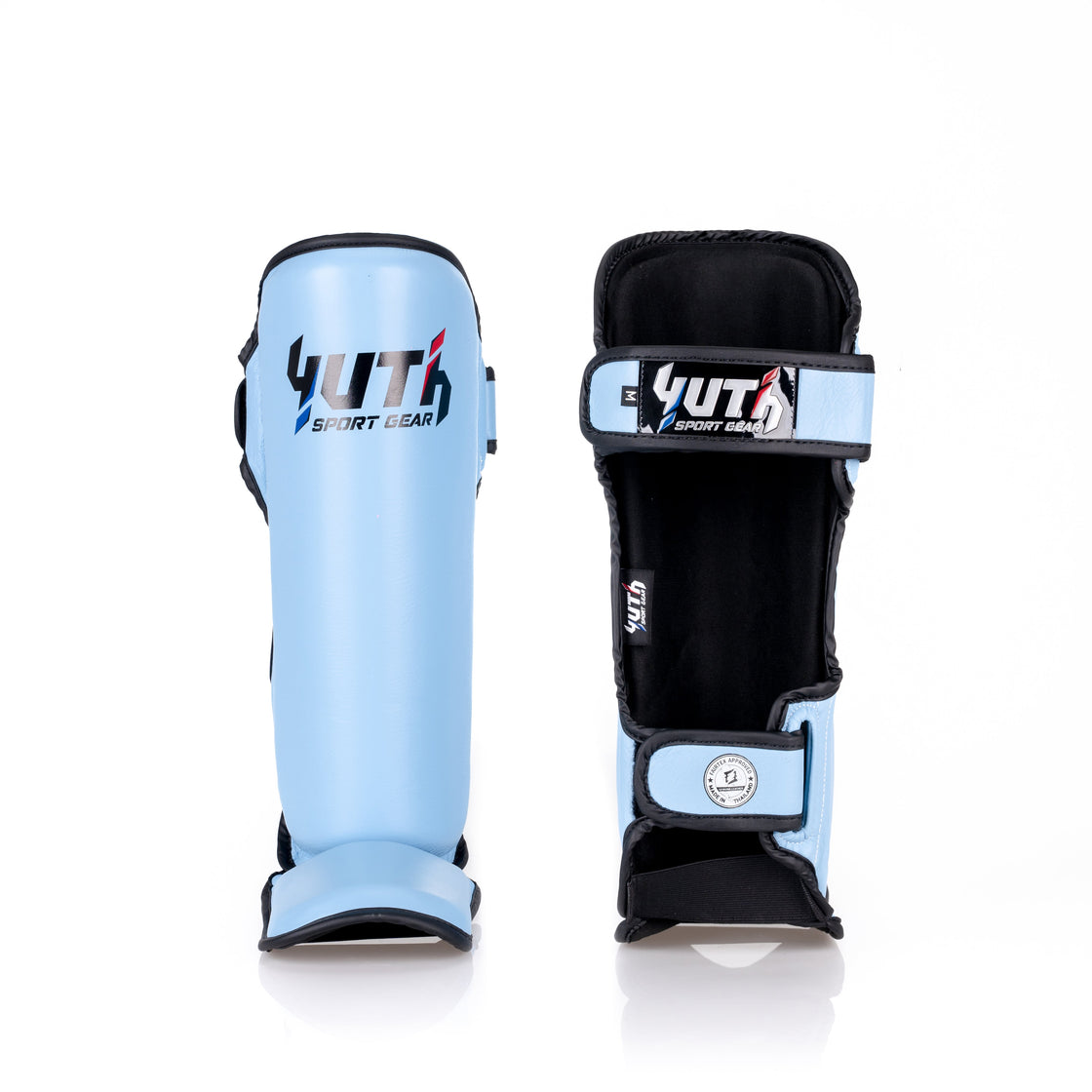 Powder Blue Yuth - Signature Line Shin Guard Front/Back