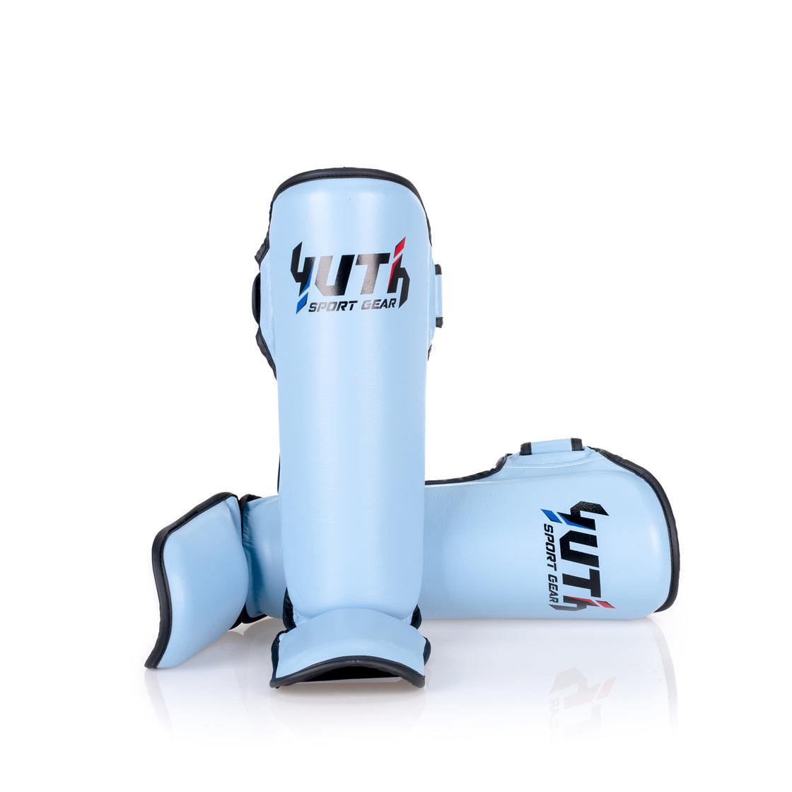 Powder Blue Yuth - Signature Line Shin Guard Front