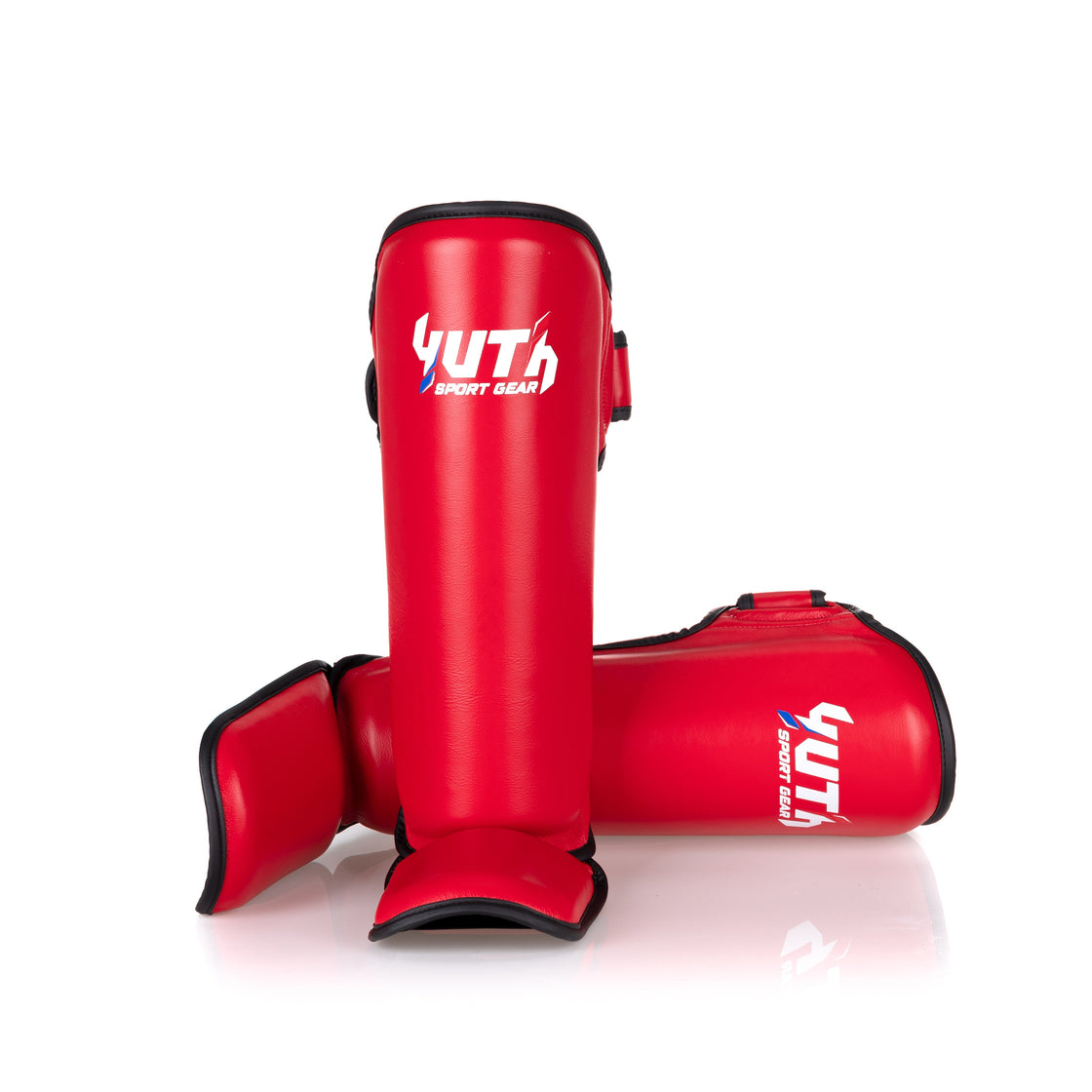 Red Yuth - Signature Line Shin Guard Front