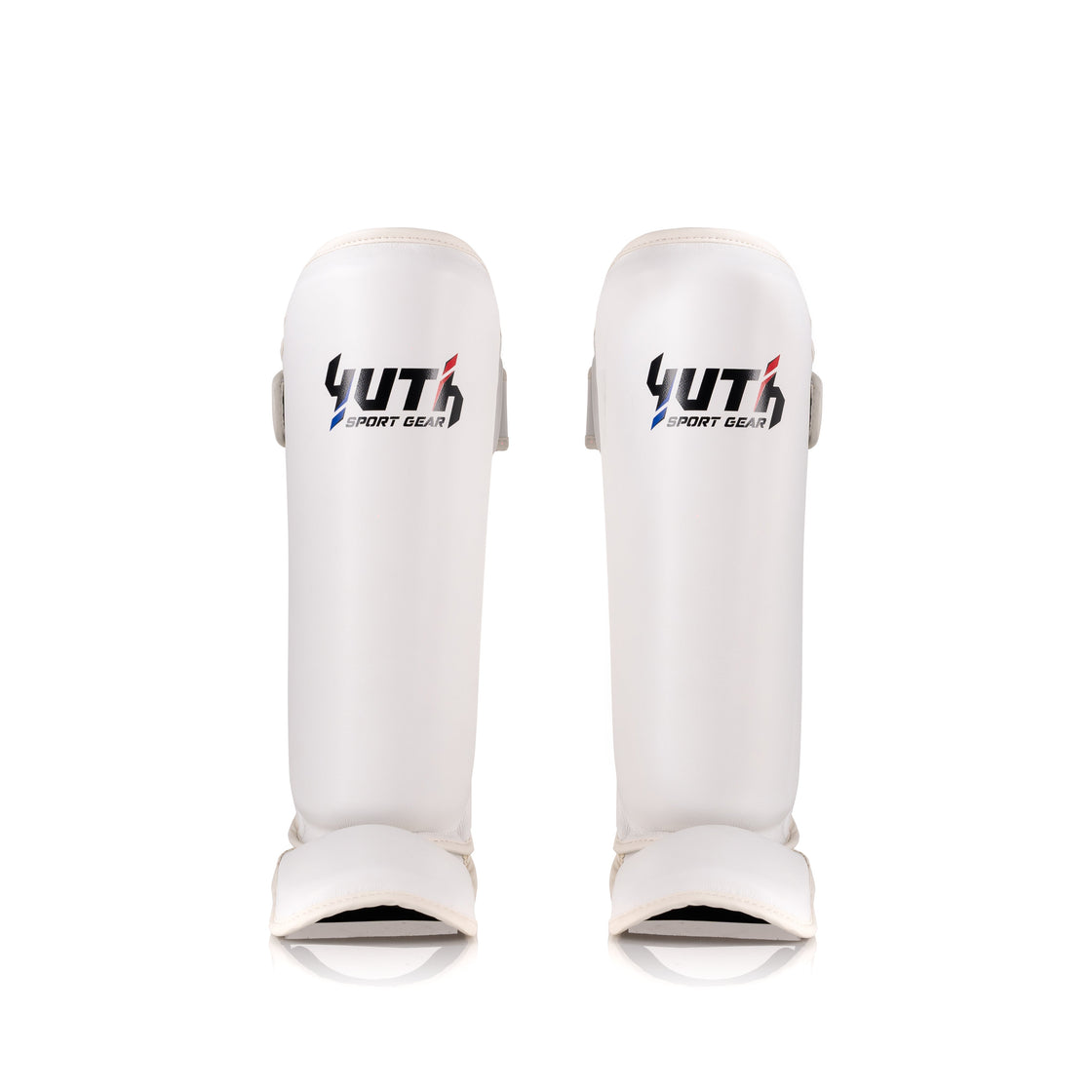 White Yuth - Signature Line Shin Guard Front