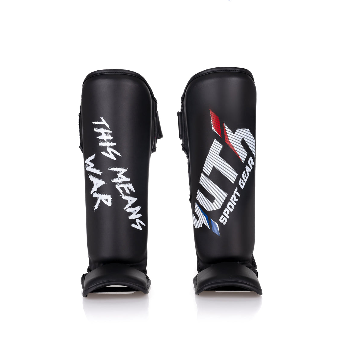 Black Yuth Sport Line Shinguard Front