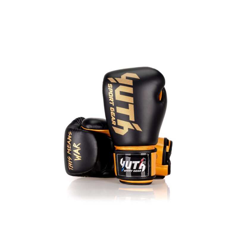 Yuth Gold Line Boxing Glove - Black/Gold
