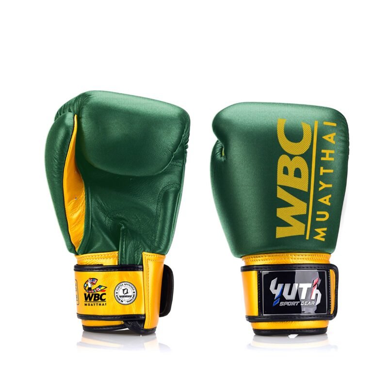 Yuth x WBC Green/Gold Boxing Gloves