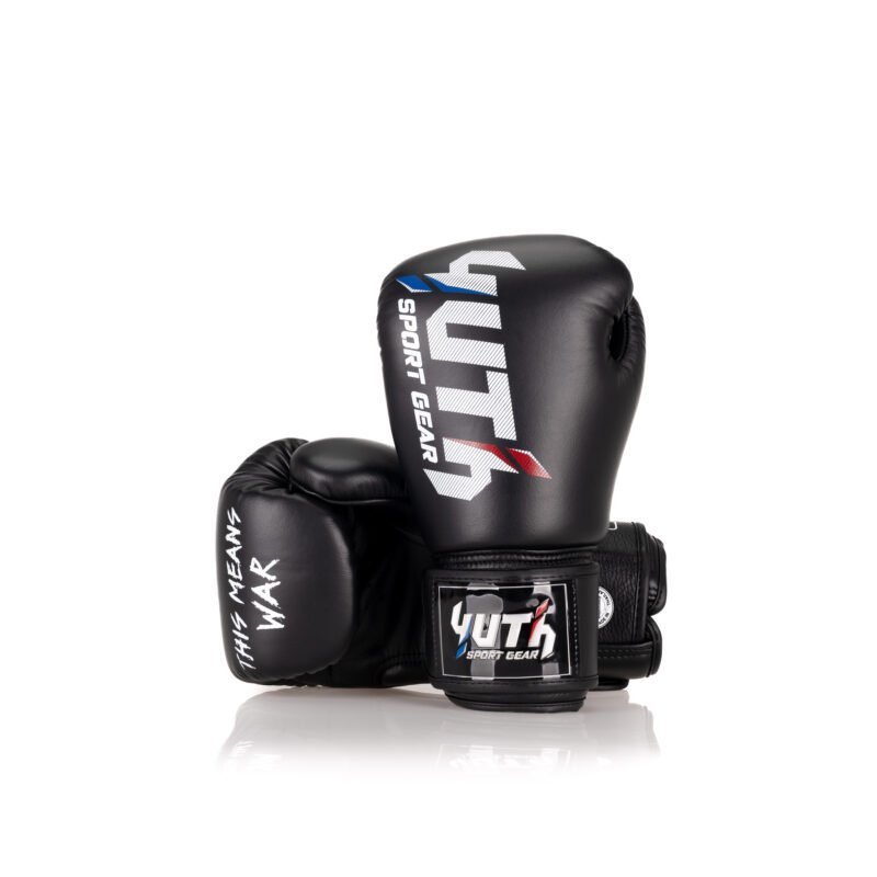 Yuth Sport Line Black Boxing Gloves